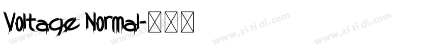 Voltage Normal字体转换